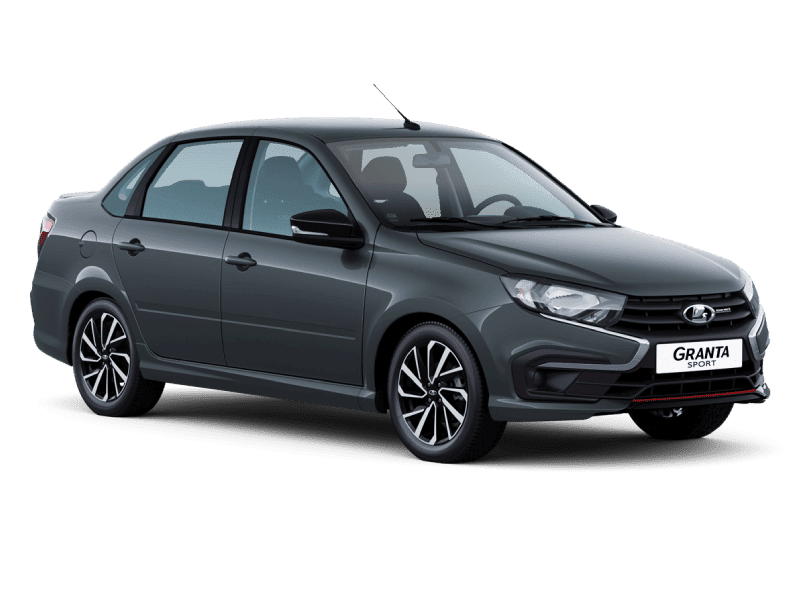 Купить Lada Granta Sport Седан в Тольятти - СЕРЕБРИСТО-ТЕМНО-СЕРЫЙ "БОРНЕО" (633) - МЕТАЛЛИК